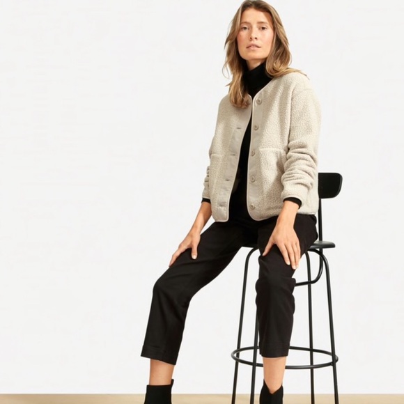 Everlane Jackets & Coats Everlane Renew Teddy Fleece Liner In
